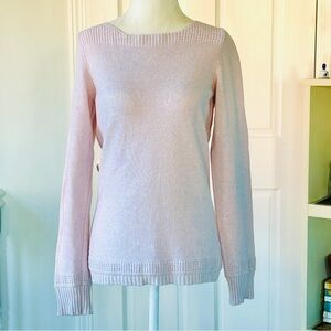 BENEDETTA B. Boat Neck Merino Wool & Cashmere Blend Sweater (size M)